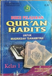 Image of Buku Pelajaran Qur'an Hadits Kelas 1