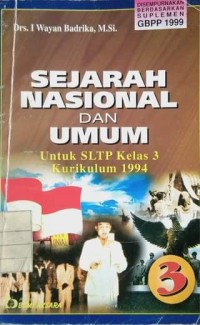 Image of Sejarah Nasional dan Umum Kelas 3