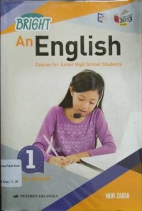 Image of Bright An English: Course for junior High School Students for SMP/ MTs Grade 1