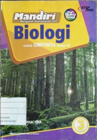 Image of Mandiri ( Mengasah Kemampuan Diri): Biologi Kelas IX